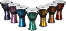 Toca Percussion Freestyle Colorsound Djembes - Set of 7