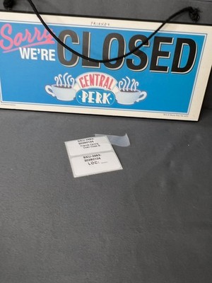 Friends Central Perk Yes We're Open/Closed Sign