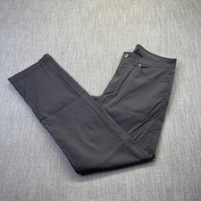 Prana Brion II Pants Mens 32 x 32 Gray Outdoor Performance Stretch Hiking Trail