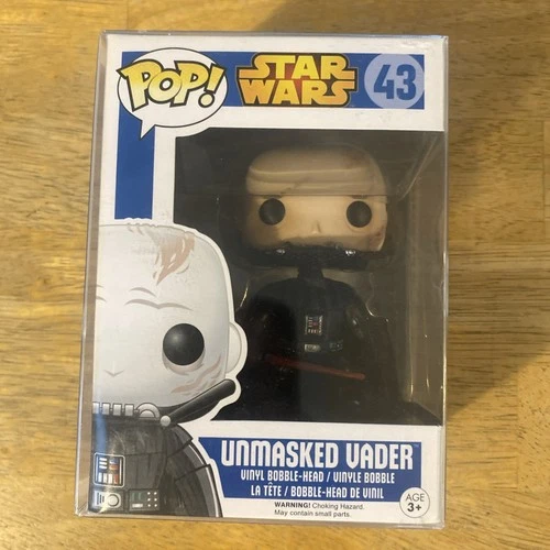 Funko Pop! Vinyl: Star Wars - Darth Vader (Unmasked) #43 w Protector