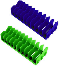 2pcs Plier Organizer Rack 10-slot Pliers Cutters Holder With Non-slip Rubber