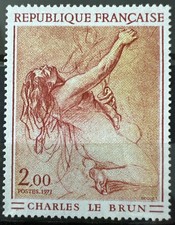 Timbre 1973 YT 1742 - Charles Le Brun  - Neuf ** MNH