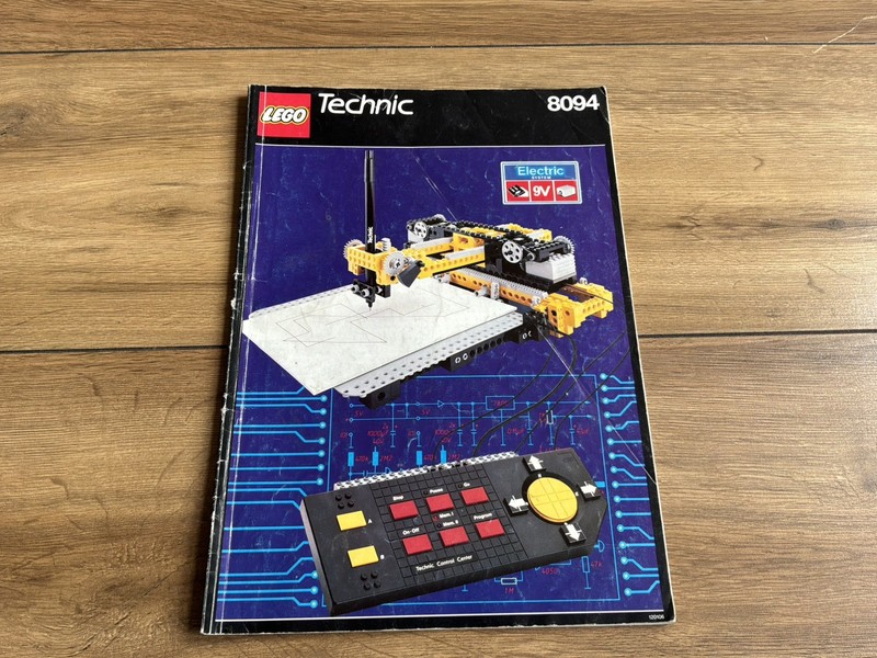 Lego vintage technic 8094 Technic Control Center controller INSTRUCTIONS ONLY