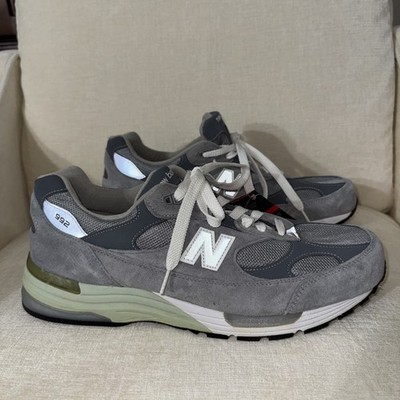 New Balance 992 MiUSA Grey Silver Metallic Men's U992GY - Size 12
