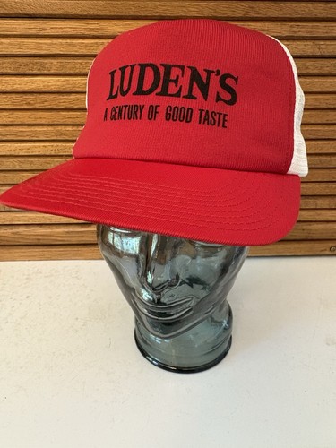Vintage Ludens Cough Drops Hat A Century Of Good Taste Cap Adjustable Snapback
