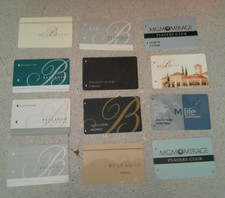 Lot of 12 Vintage Las Vegas NV Hotel & Casino  ROOM KEYS & CARDS BELLAGIO MGM