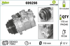 VALEO 699298 7SBU16 Klimaanlage Klimakompressor PAG 46 R134a für CHRYSLER