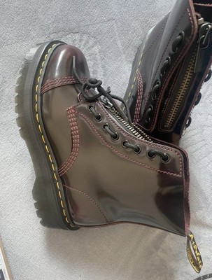 Dr. Martens Sinclair Boots , Cherry Red, Neu, Ungetragen, Plateau, OVP - 41