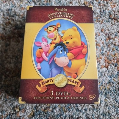 Pooh s ANNIVERSARY COLLECTION 3 DVD Featuring Pooh /Heffalump/Tigger -New