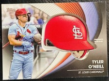 2022 Topps Update #BH-TO Tyler O'Neill Commemorative Batting Helmet Cardinals