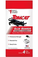 Eugenol-Infused Glue Boards for Mice - Pack of 4 Traps