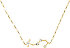 14K Gold Plated Astrology Constellation Horoscope Zodiac Necklace 16-18"