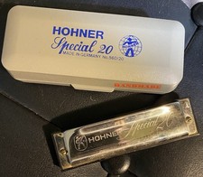 Hohner Special 20 Harmonica Harp Key of A Lightly Used  