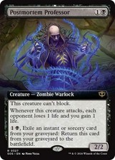 1x Postmortem Professor - Foil - Extended Art MTG - Secrets of Strixhaven - NM-M