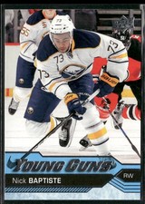 2016-17 Upper Deck #477 Nick Baptiste Young Guns