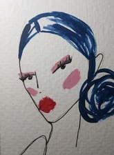 Aceo Original Mixed Media Art