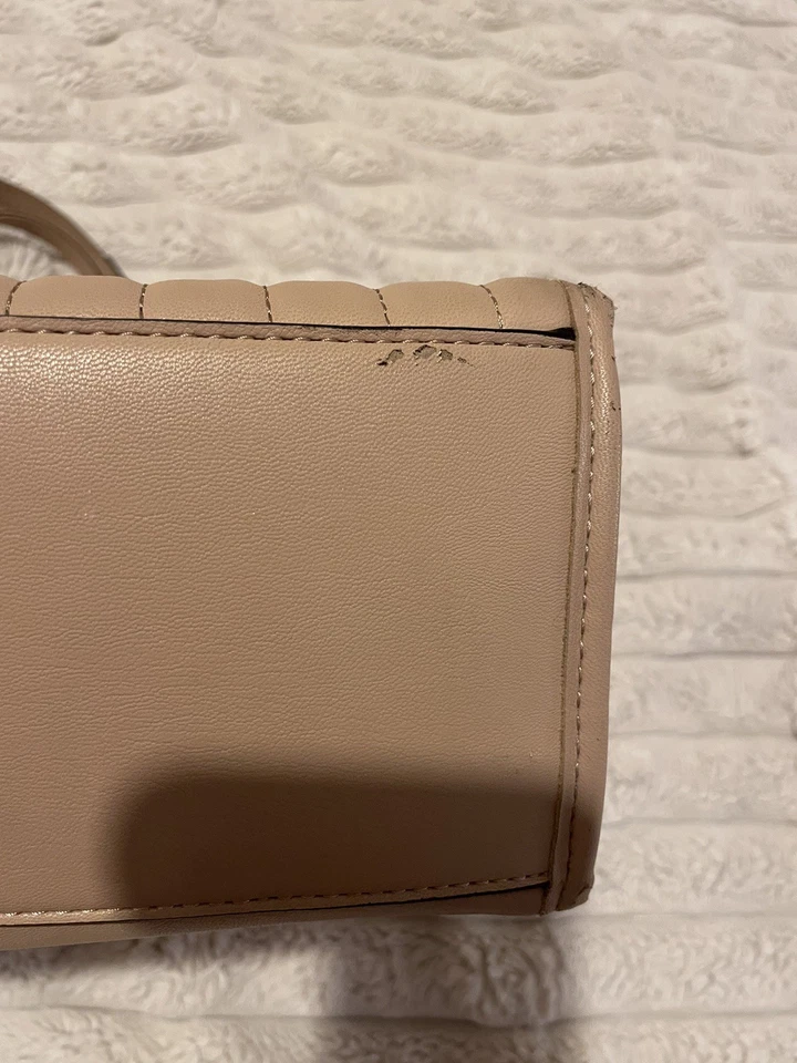 Ladies Beige Tote Bag Shoulder Bag Handbag Work Bag - New Look - Image 2 of 4