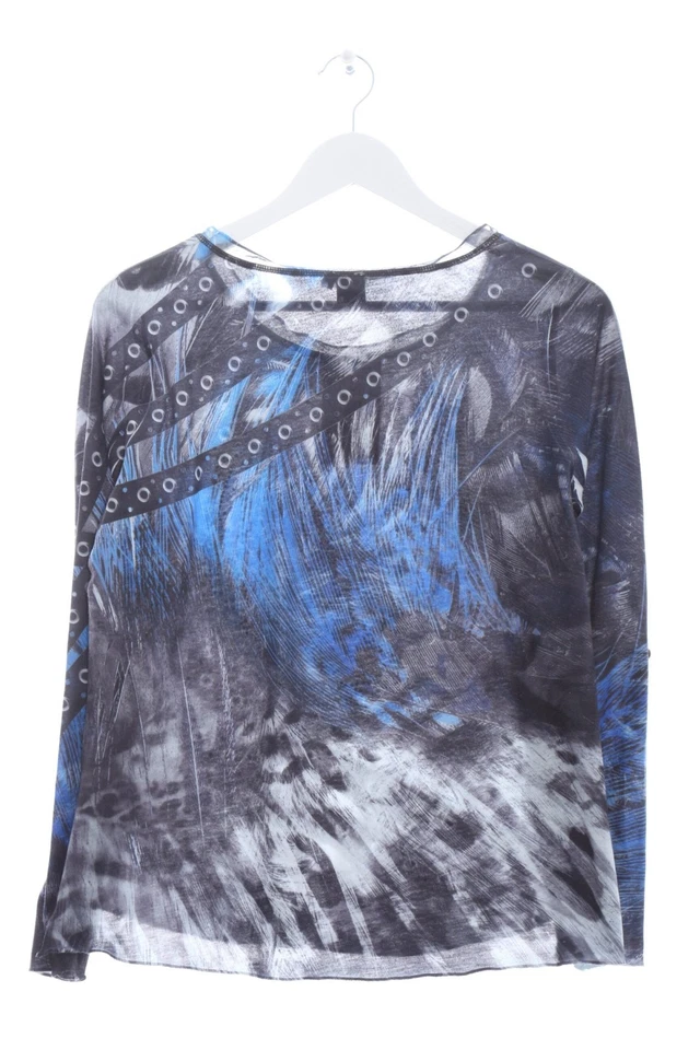 LIBERTY Blouse à manches longues Dames Blouse T EU 38 bleu-noir-blanc - Photo 2/4