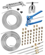 25 ft 3/16in &1/4in Zinc-Plated Brake Line Flaring 3/16 in & 1/4 in Zinc-Plated