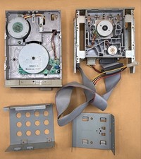 Toshiba ND-0801GR 5.25 Floppy Disk Drive Lot w Ribbon Cable Brackets TC