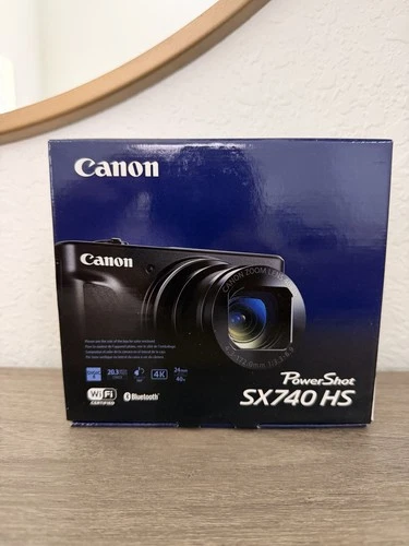 Canon PowerShot SX740 HS 20.3MP Point & Shoot Camera - Black