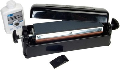 Norton IM313 Multi-Oilstone Sharpening System-Tri Stone Kinfe Sharpener, Stone