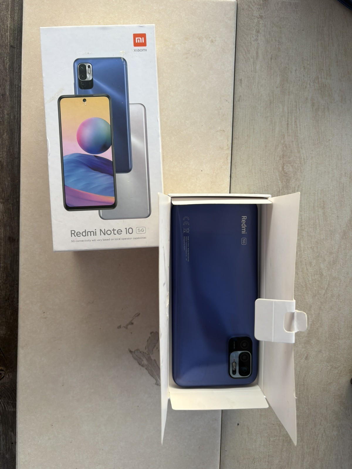 Xiaomi Redmi Note 10 5G Blu – Smartphone con Scatola Originale