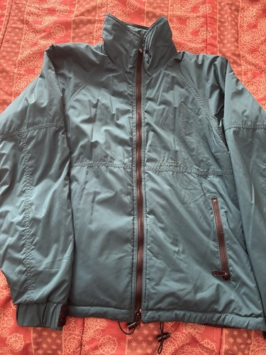 Marmot, Men’s M Vintage Marmot Teal Mid-weight Windbreaker Jacket - Snowshoe X-country