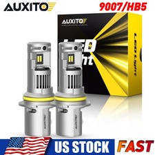 2x 9007 LED Headlight Bulbs Kit High/Low Beam Super Bright 6000K Xenon White HOT