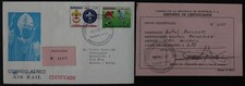 Honduras 1997 Registered Cover with Receipt / R-Brief mit Einlieferungsschein