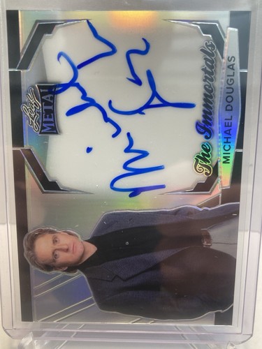 MICHAEL DOUGLAS 2024 LEAF METAL THE IMMORTALS ON CARD AUTO 100/100 IA-MD1