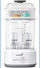 GROWNSY Baby Bottle Sterilizer  Dryer Electric Steam Compact Sanitizer Bottles