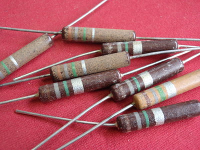 RARE! HIGH LOAD 1.8M Ohm 4W CARBON FILM RESISTOR!  D7 x 33mm 8 x 23709