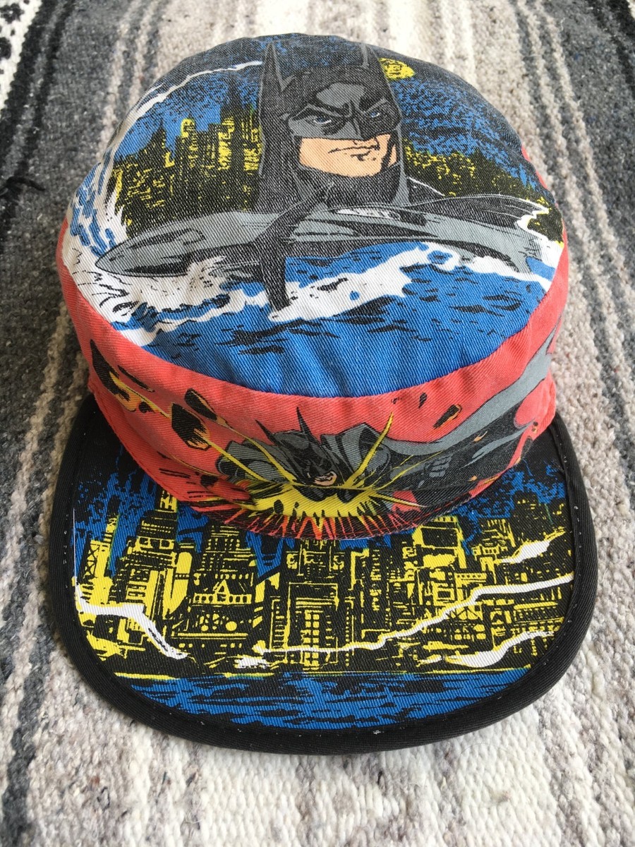 Lot De 2 Gants Et Chapeau Visière Batman Pour Garçons - Brillant Dans Le Noir