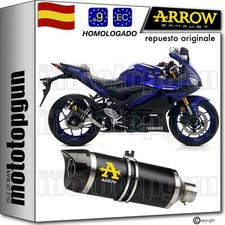 ARROW TUBO ESCAPE HOMOLOGADO THUNDER ALUMINIO NEGRO C YAMAHA YZF R3 2021 21