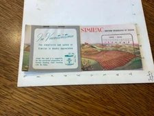 Original DRUG Blotter: 1941 SIMILAC uniform regardless of season w blank pages