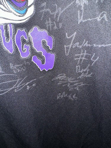 Shreveport Mudbugs NAHL K1 Black Hockey Jersey Men’s 2XL SIGNED - Bild 6 von 10