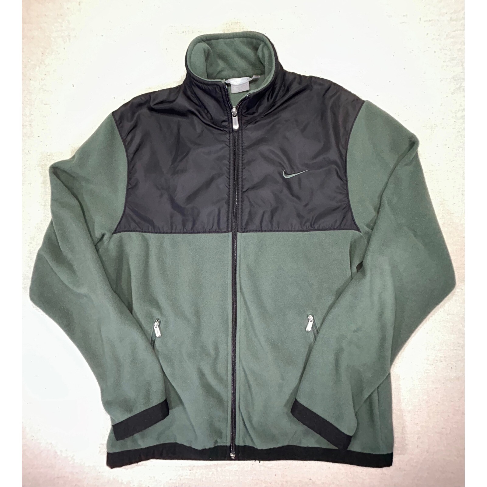 SACAI X NIKE Giacca vintage Nike uomo media Denali Y2K full zip ricamata swoosh