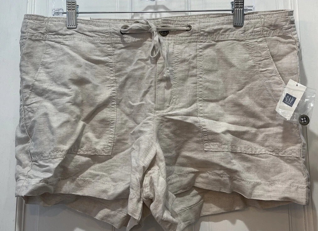 Gap Factory Outlet 55% Linen 45% Cotton Flax Linen Shorts Size 12
Opens in a new window or tab
