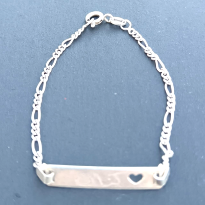 OLD RARE Solid Sterling Silver 925 BRACELET Chain Italy 2G 5.90
