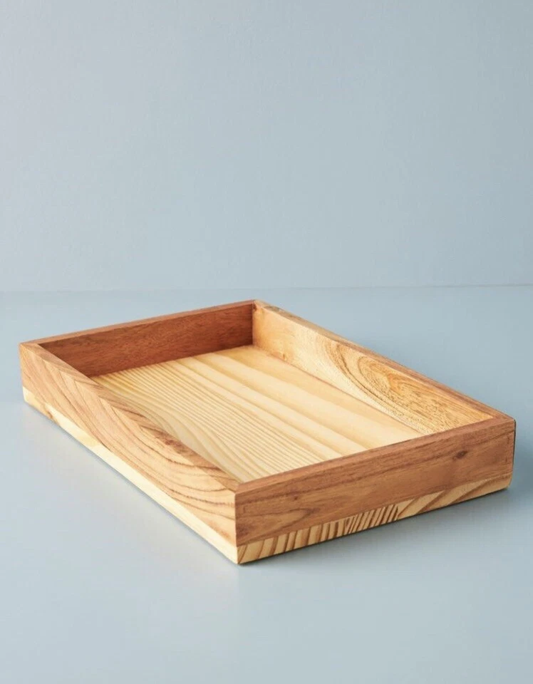 Anthropologie Be Home Wood Tray Vanity Tray Bathroom  NWT - Image 3 of 4