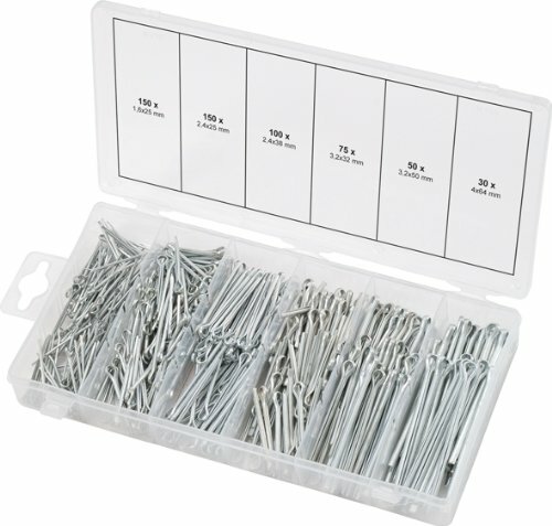 KS Tools 970.0080 - Assortimento di coppiglie (I8T)