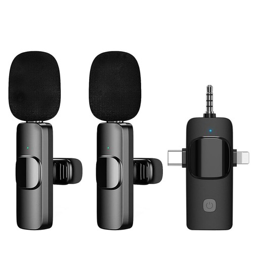 For iPhone/Android Wireless Lavalier Lapel Microphone Audio Video Recording Mic - Picture 15 of 16