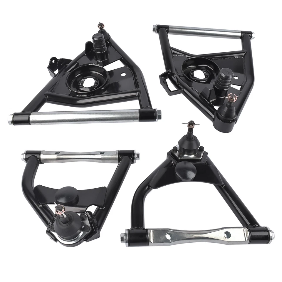 PARA 1973-1987 C10 CHEVY GMC BRAZO DE CONTROL TUBULAR JUEGO DE 4 SUPERIOR E INFERIOR NUEVO Foto 2 de 4