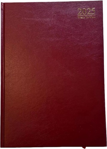 2025 A4/A5/ Diary Week to View / Page a Day / Desk Diary Hard Backed Diary - Picture 6 of 29