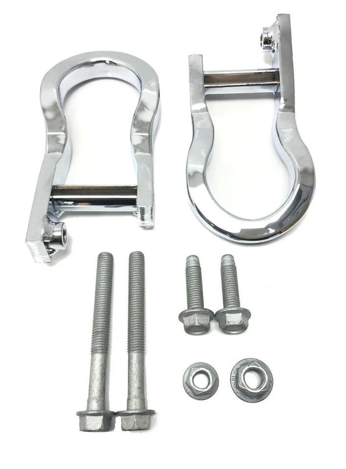 OEM 2007-2019 GMC Sierra 1500 & Limited Chrome Tow Hooks GM 84072462 - Image 2 of 4