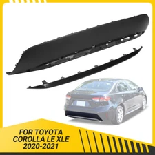Rear Bumper Lower Cover For 2020 2021 Toyota Corolla LE XLE Replace 52169-02060