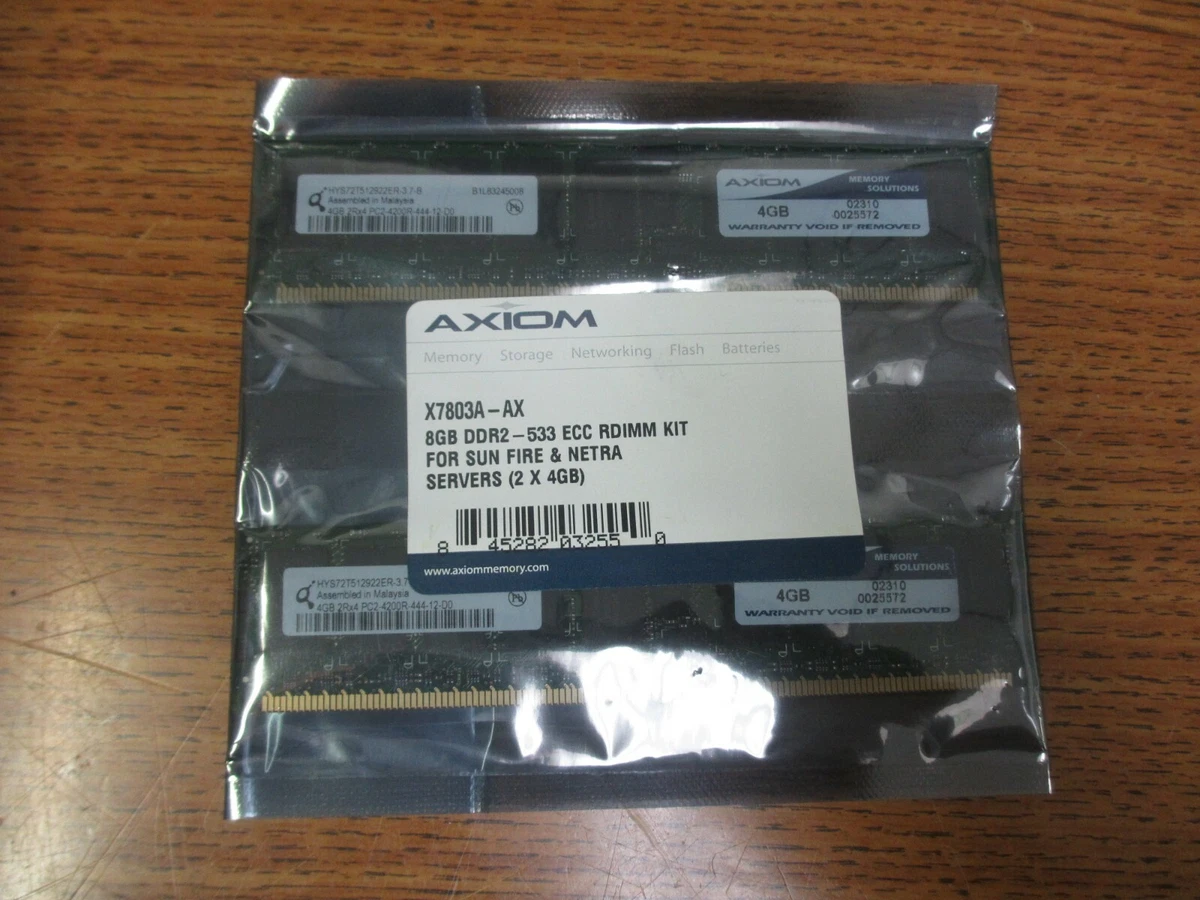 PC2-4200 (DDR2-533) Bus Speed 1 GB Total Capacity Computer 512 MB Capacity per Module Memory (RAM) for sale