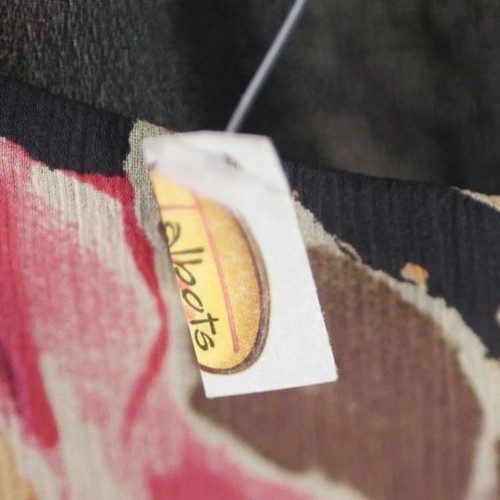 Abito floreale in pura seta Talbots Petites nuovo con etichette taglia 14 made in China - Foto 3 di 10
