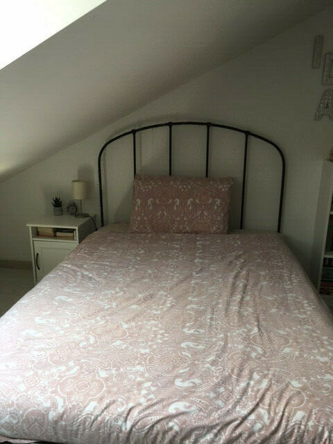 Letto in ferro battuto a una piazza e mezza (140x200) IKEA